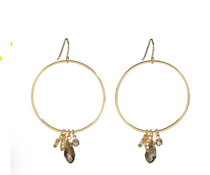 Dangle Hoop Earrings