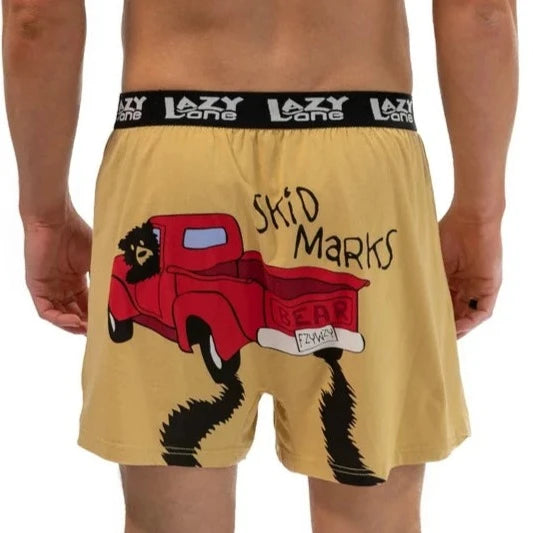 LazyOne Boxers - Skid Marks