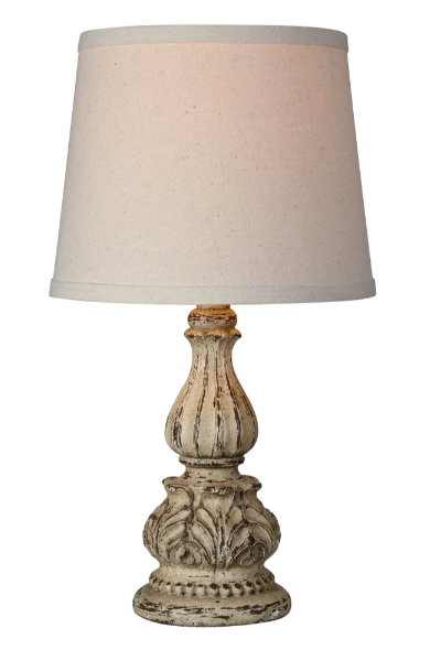 Austin Collection Cottage White Table Lamp - Local Pick Up ONLY