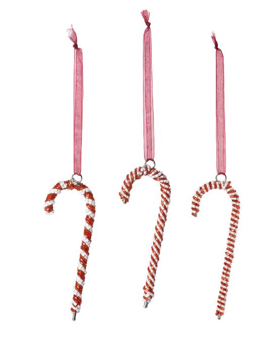 Park Hill Beaded Candy Cane Ornament