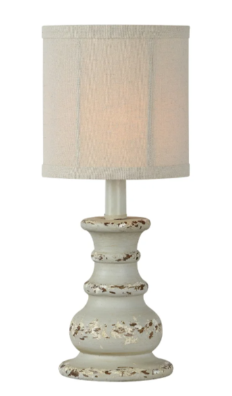 Betsy Distressed Blue Table Lamp - Local Pick Up ONLY