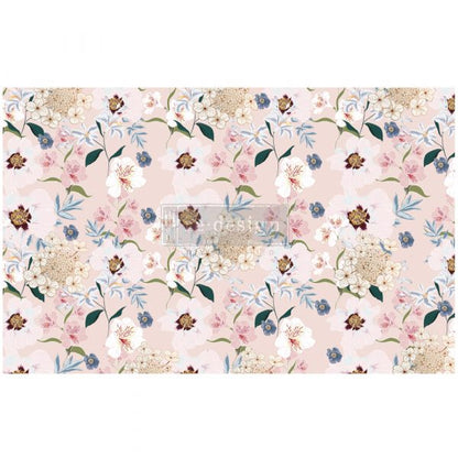 Redesign Decoupage Decor Tissue Paper - Blush Floral