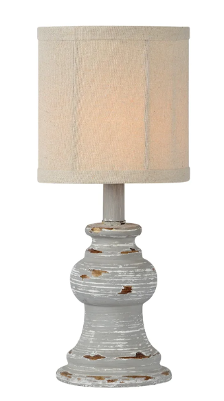 Bonnie Distressed Blue Table Lamp - Local Pick Up ONLY