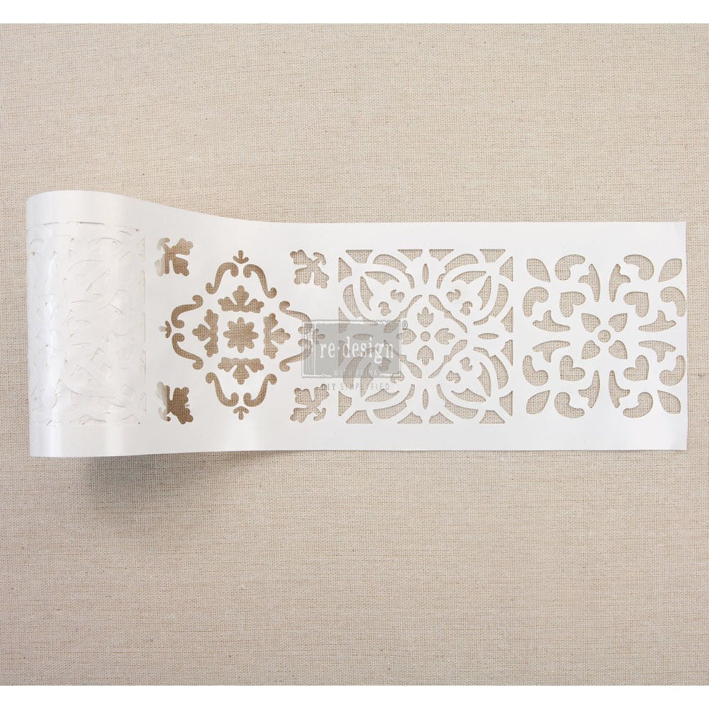 Redesign Stick & Style Stencil Roll® - Casa Blanca Tile