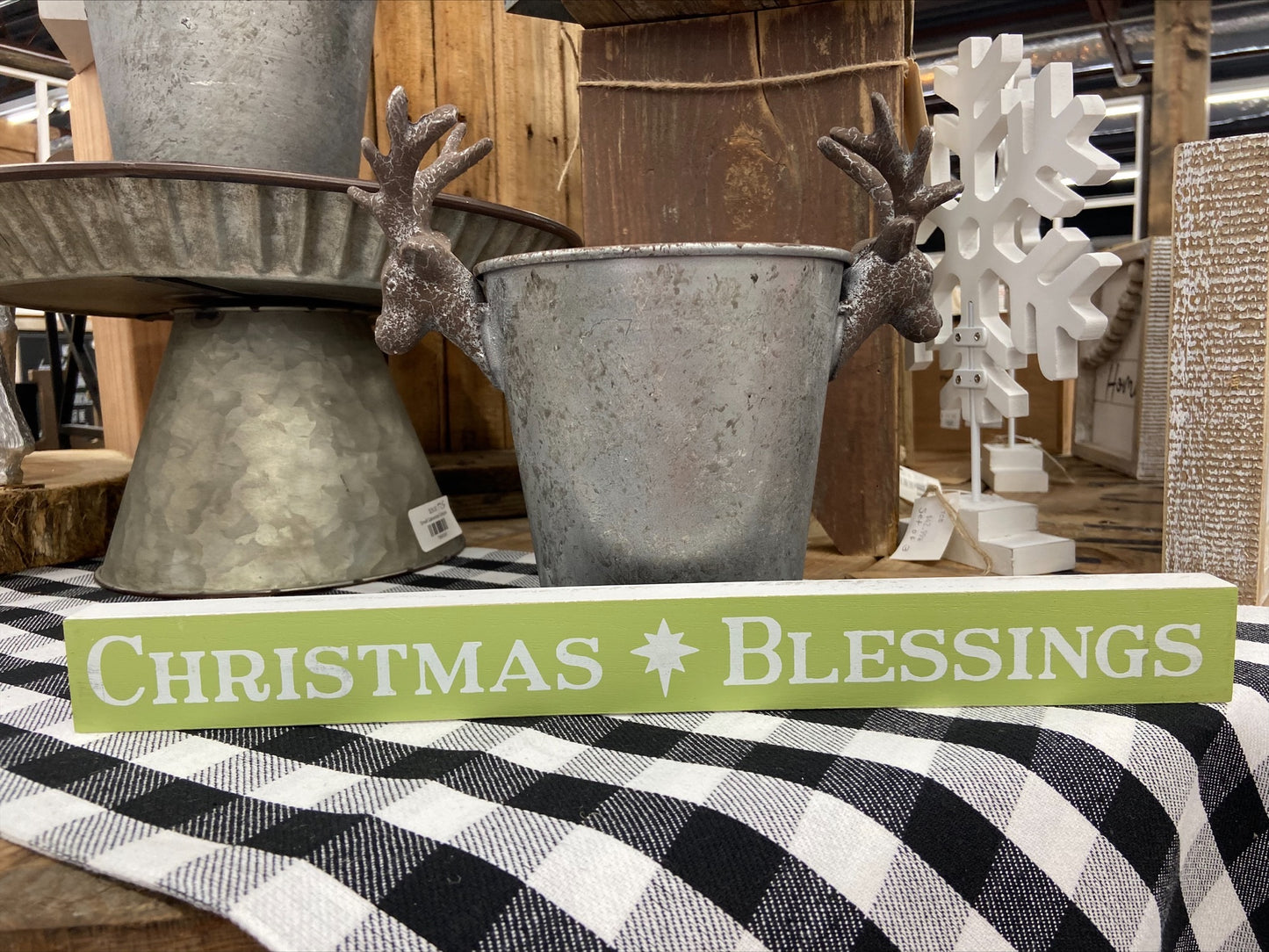 Christmas Blessings Sign
