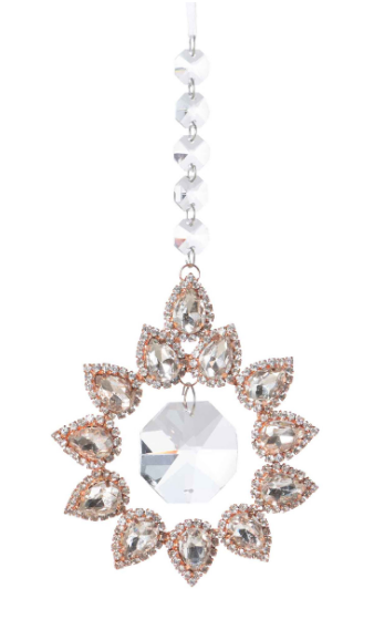 Crystal Gem Brooch Ornament