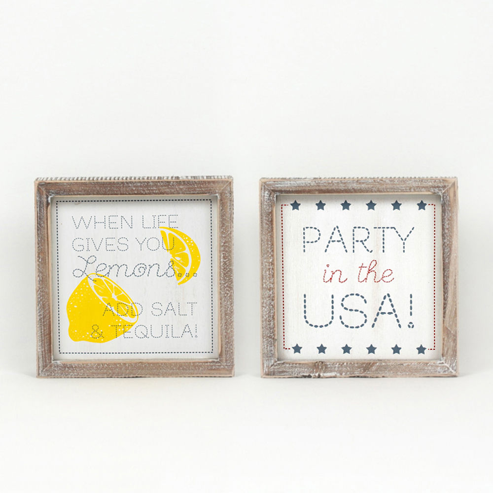Double Sided Summer Signs