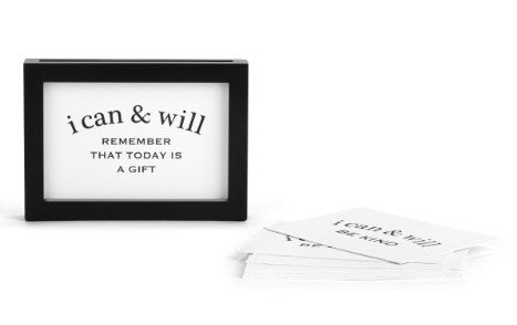 I Can & Will Inspirational Cards with Frame Set