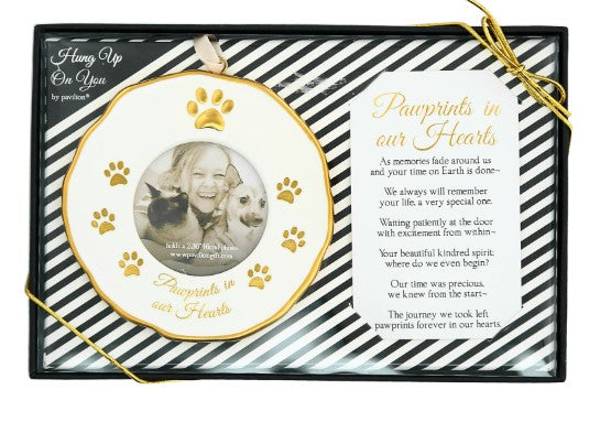 Pawprints Photo Frame Ornament