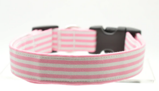 Pink Stripe Collar