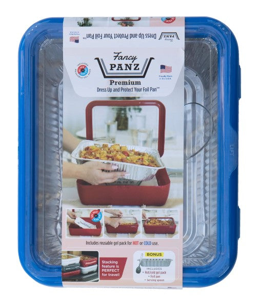 Buy Fancy Panz 2-In-1 Foil Pan Baking Carrier Navy