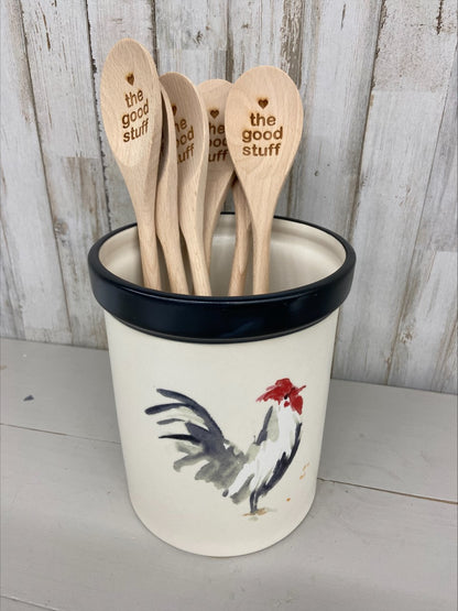 Rooster Flatware Caddy