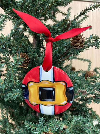 Hand-Painted Ceramic Ornament - Classic Christmas Collection