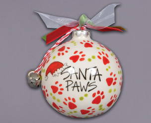 Santa Paws Ornament