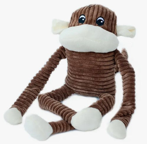 Spencer the Crinkle Monkey Dog Tog - Brown