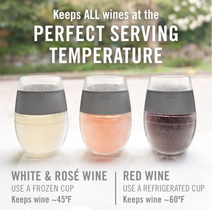 Wine Freeze™ Cooling Cups - Translucent Colors