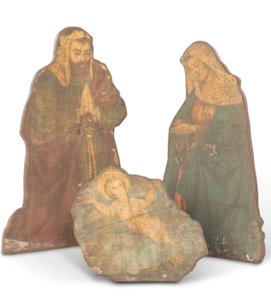 Wooden Tabletop Nativity
