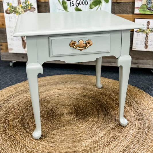 Queen Anne Hand Painted End Table - For Local Pick Up ONLY