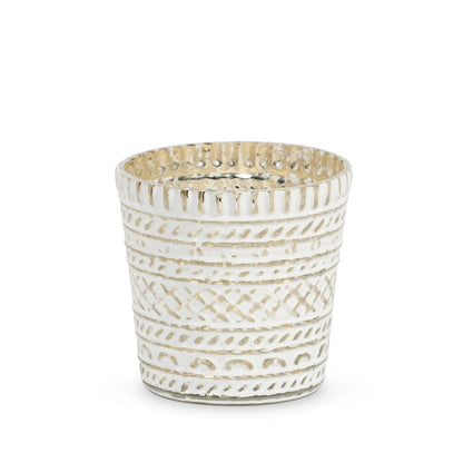 St. Lucia Embossed Candle Holder